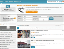 Tablet Screenshot of anuntnou.ro